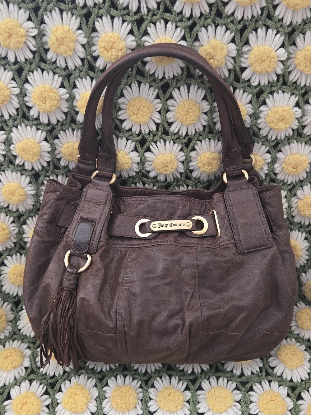 Juicy Couture Genuine Leather Satchel Bag